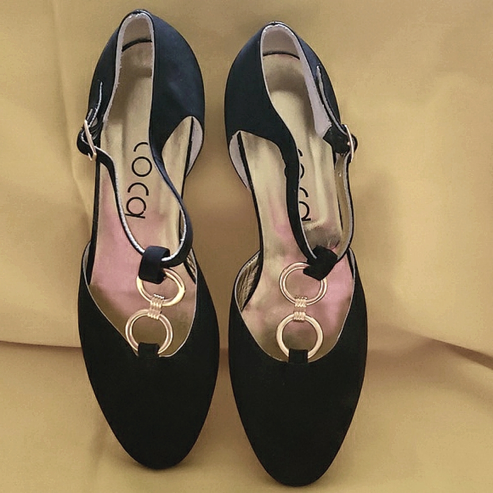 Coca ladies suede flats